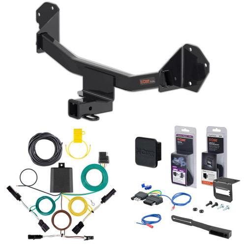 22 - 23 Chevrolet Bolt EUV Curt 2" Class 3 Trailer Tow Hitch + 5-Flat Wiring Kit Tow Boat/Utility Trailer with Surge Brakes 13495 22 - 23 Chevrolet Bolt EUV Curt 2" Class 3 Trailer Tow Hitch + 5-Flat Wiring Kit Tow Boat/Utility Trailer with Surge Brakes 13495