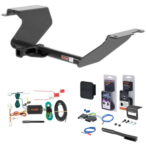12 - 15 Mazda 5 Curt 1-1/4" Class 1 Trailer Tow Hitch + 5-Flat Wiring Kit Tow Boat/Utility Trailer with Surge Brakes 11127
