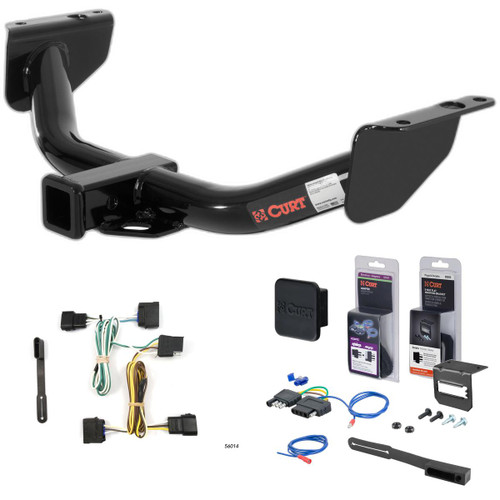 2011 Ford Ranger 00 - 05 models are no drill Curt 2" Class 3 Trailer Tow Hitch + 5-Flat Wiring Kit Tow Boat/Utility Trailer with Surge Brakes 13138