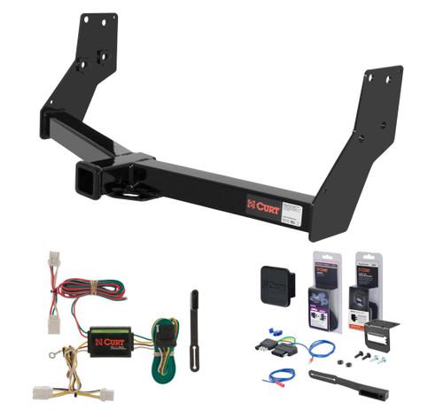 1997 - 2003 Infiniti QX4 Curt 2" Class 3 Trailer Tow Hitch + 5-Flat Wiring Kit Tow Boat/Utility Trailer with Surge Brakes 13088