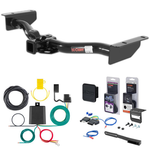 03 - 06 Cadillac Escalade ESV Curt 2" Class 3 Trailer Tow Hitch + 5-Flat Wiring Kit Tow Boat/Utility Trailer with Surge Brakes 13422 03 - 06 Cadillac Escalade ESV Curt 2" Class 3 Trailer Tow Hitch + 5-Flat Wiring Kit Tow Boat/Utility Trailer with Surge Brakes 13422