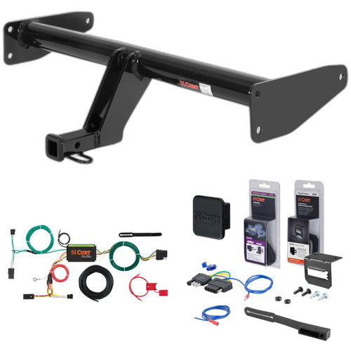 13 - 15 Chevrolet Captiva Sport Curt 1-1/4" Class 2 Trailer Tow Hitch + 5-Flat Wiring Kit Tow Boat/Utility Trailer with Surge Brakes 12095