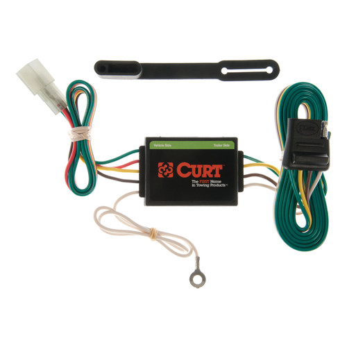 1999 - 2004 Chevrolet Tracker Curt 2" Class 3 Trailer Tow Hitch + 5-Flat Wiring Kit Tow Boat/Utility Trailer with Surge Brakes 13517