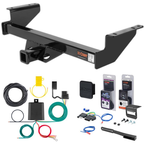 03 - 06 Toyota Tundra #13180 will not fit with towable bumper mount Curt 2" Class 3 Trailer Tow Hitch + 5-Flat Wiring Kit Tow Boat/Utility Trailer with Surge Brakes 13184