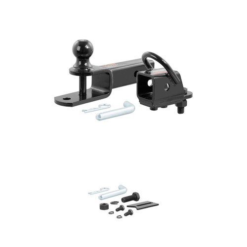 CURT ATV Towing Starter Kit with 2" Shank and 1-7/8" Trailer Ball Trailer Hitch Ball Mount