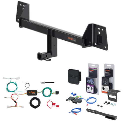 19 - 24 Toyota Corolla Hatchback Curt 1-1/4" Class 1 Trailer Tow Hitch + 5-Flat Wiring Kit Tow Boat/Utility Trailer with Surge Brakes 11567 19 - 24 Toyota Corolla Hatchback Curt 1-1/4" Class 1 Trailer Tow Hitch + 5-Flat Wiring Kit Tow Boat/Utility Trailer with Surge Brakes 11567