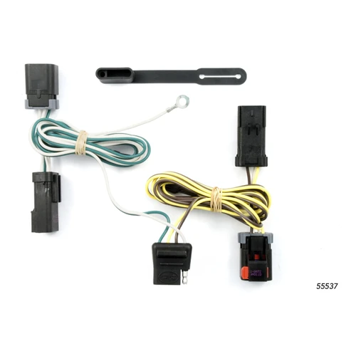 2004 - 2007 Dodge Grand Caravan Excluding Stow 'n Go Curt 1-1/4" Class 2 Trailer Tow Hitch + 5-Flat Wiring Kit Tow Boat/Utility Trailer with Surge Brakes 12094