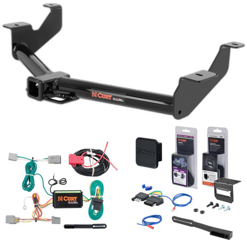 14 - 23 Ford Transit Connect Curt 2" Class 3 Trailer Tow Hitch + 5-Flat Wiring Kit Tow Boat/Utility Trailer with Surge Brakes 13167 14 - 23 Ford Transit Connect Curt 2" Class 3 Trailer Tow Hitch + 5-Flat Wiring Kit Tow Boat/Utility Trailer with Surge Brakes 13167
