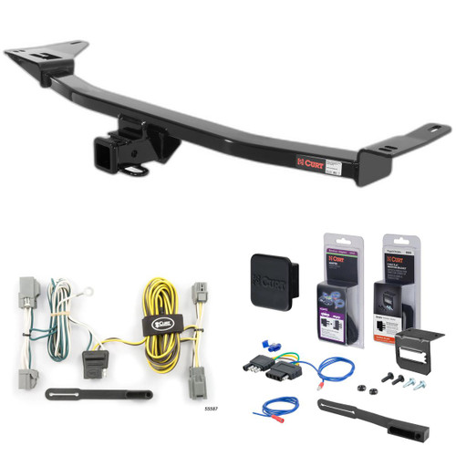 05 - 07 Ford Freestyle Curt 2" Class 3 Trailer Tow Hitch + 5-Flat Wiring Kit Tow Boat/Utility Trailer with Surge Brakes 13542 05 - 07 Ford Freestyle Curt 2" Class 3 Trailer Tow Hitch + 5-Flat Wiring Kit Tow Boat/Utility Trailer with Surge Brakes 13542