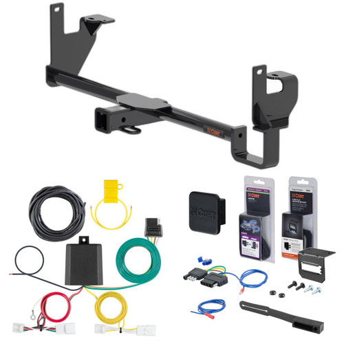 19 - 24 Lexus UX250h Curt 2" Class 3 Trailer Tow Hitch + 5-Flat Wiring Kit Tow Boat/Utility Trailer with Surge Brakes 13583 19 - 24 Lexus UX250h Curt 2" Class 3 Trailer Tow Hitch + 5-Flat Wiring Kit Tow Boat/Utility Trailer with Surge Brakes 13583
