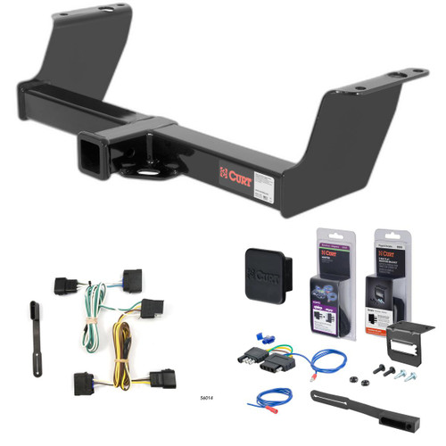 2011 Ford Ranger 00 - 05 models are no drill Curt 2" Class 3 Trailer Tow Hitch + 5-Flat Wiring Kit Tow Boat/Utility Trailer with Surge Brakes 13019