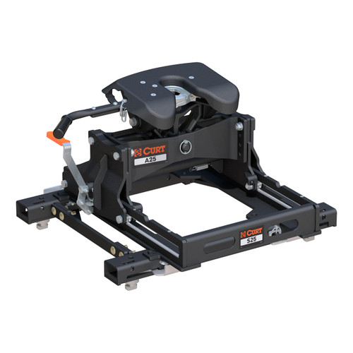 CURT 25K, A25 Sliding 5th Wheel Hitch, 25K, Select Silverado, Sierra Puck System