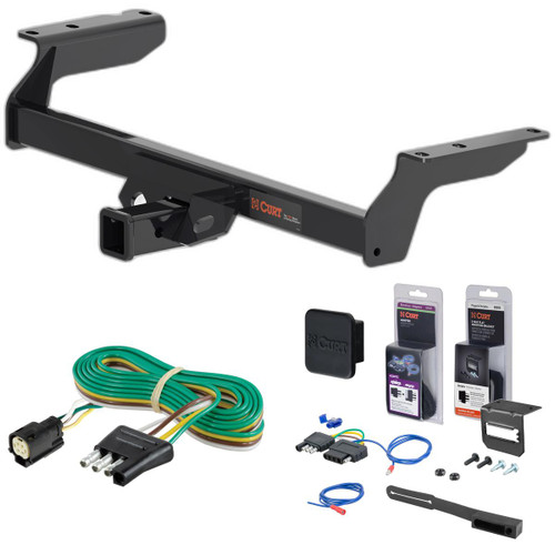 23 - 24 Ford Escape Excluding PHEV Curt 2" Class 3 Trailer Tow Hitch + 5-Flat Wiring Kit Tow Boat/Utility Trailer with Surge Brakes 13454 23 - 24 Ford Escape Excluding PHEV Curt 2" Class 3 Trailer Tow Hitch + 5-Flat Wiring Kit Tow Boat/Utility Trailer with Surge Brakes 13454