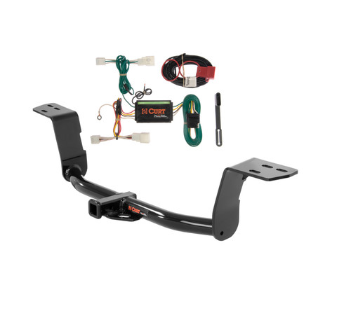 CURT 14-15 Lexus IS250 Sedan Class 1, 1.25" Trailer Hitch w/ 4-flat Wiring Kit