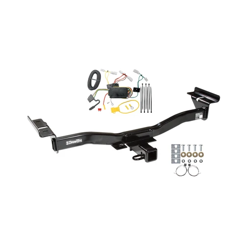 2007-2012 Mazda CX-7 Draw-tite Class 3 Trailer Hitch, 2 Inch Square Receiver Bundle w/ Plug-n-Play T-One Wiring Harness