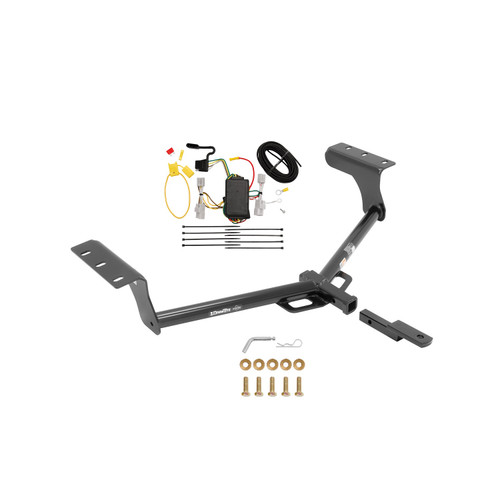 2006-2012 Toyota RAV4 Draw-tite Class 2 Trailer Hitch, 1-1/4 Inch Square Receiver Bundle w/ Plug-n-Play T-One Wiring Harness