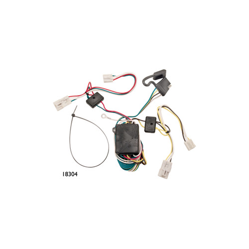 2004-2010 Toyota Sienna Draw-tite Class 2 Trailer Hitch, 1-1/4 Inch Square Receiver Bundle w/ Plug-n-Play T-One Wiring Harness