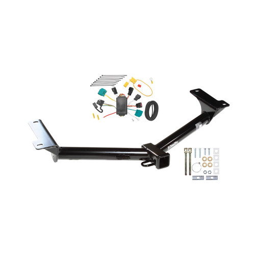 2009-2009 Dodge Journey Draw-tite Class 3 Trailer Hitch, 2 Inch Square Receiver Bundle w/ Plug-n-Play T-One Wiring Harness 75648