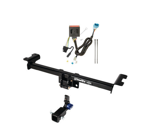 2013-2018 Acura RDX Draw-tite Hidden Hitch Completely Hidden Trailer Hitch 2 Inch Removable Receiver Bundle w/ Plug-n-Play T-One Wiring Harness