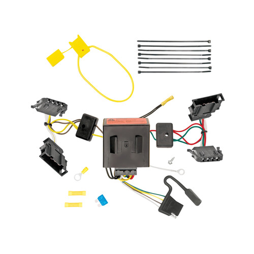 2015-2018 Volkswagen Jetta Sedan, Except Hybrid & TDI Draw-tite Class 1 Trailer Hitch, 1-1/4 Inch Square Receiver Bundle w/ Plug-n-Play T-One Wiring Harness