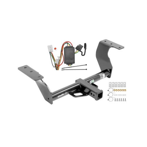 2014-2018 Subaru Forester Draw-tite Class 3 Trailer Hitch, 2 Inch Square Receiver Bundle w/ Plug-n-Play T-One Wiring Harness 75876