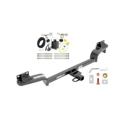 2016-2021 Mazda CX-3 Draw-tite Class 1 Trailer Hitch, 1-1/4 Inch Square Receiver Bundle w/ Plug-n-Play T-One Wiring Harness
