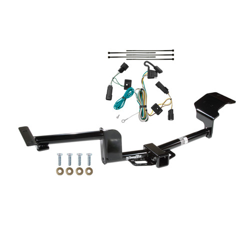 2012-2019 Ford Flex Draw-tite Class 3 Trailer Hitch, 2 Inch Square Receiver Bundle w/ Plug-n-Play T-One Wiring Harness