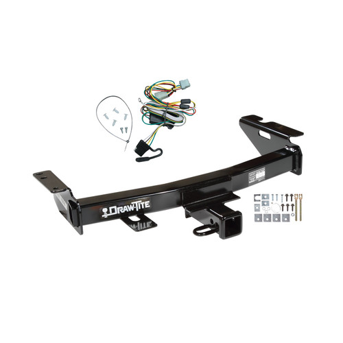 1999-2005 Pontiac Montana Draw-tite Class 3 Trailer Hitch, 2 Inch Square Receiver Bundle w/ Plug-n-Play T-One Wiring Harness