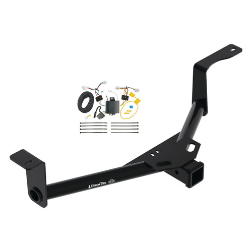 2016-2022 Honda HR-V Draw-tite Class 3 Trailer Hitch, 2 Inch Square Receiver Bundle w/ Plug-n-Play T-One Wiring Harness