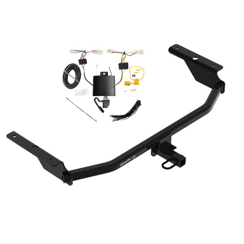 2021-2023 Hyundai Elantra Except Hybrid & N Line Draw-tite Class 1 Trailer Hitch, 1-1/4 Inch Square Receiver Bundle w/ Plug-n-Play T-One Wiring Harness