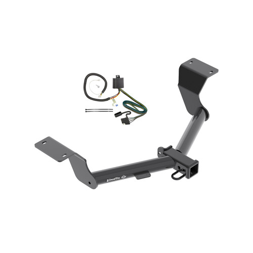 2017-2024 Honda CR-V Except HybridDraw-Tite Class 3 Trailer Hitch, 2 Inch Square Receiver Bundle w/ Plug-n-Play T-One Wiring Harness