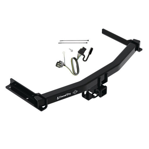 2020-2024 Cadillac XT6 Draw-Tite Class 3 Trailer Hitch, 2 Inch Square Receiver Bundle w/ Plug-n-Play T-One Wiring Harness
