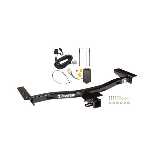 2013-2015 Lexus RX350 Except F Sport Draw-tite Class 3 Trailer Hitch, 2 Inch Square Receiver Bundle w/ Plug-n-Play T-One Wiring Harness