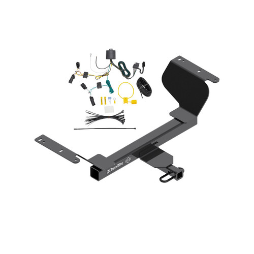 2021-2024 GMC Terrain Except Diesel EngineDraw-Tite Class 2 Trailer Hitch, 1-1/4 Inch Square Receiver Bundle w/ Plug-n-Play T-One Wiring Harness