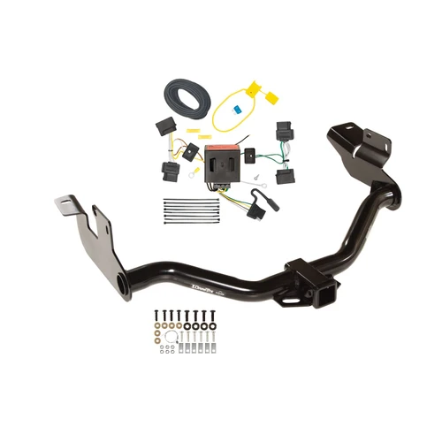 2008-2011 Mercury Mariner Draw-tite Class 3 Trailer Hitch, 2 Inch Square Receiver Bundle w/ Plug-n-Play T-One Wiring Harness