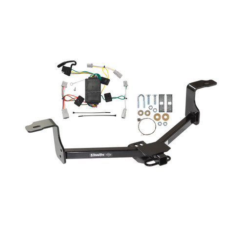 2008-2012 Honda Accord Coupe Draw-tite Class 1 Trailer Hitch, 1-1/4 Inch Square Receiver Bundle w/ Plug-n-Play T-One Wiring Harness
