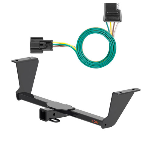 2023 - 2026 Cadillac Lyriq Curt 2", Class 3 Trailer Tow Hitch + 4-flat Wiring Kit 13599