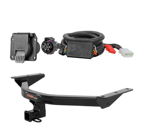2016 - 2022 Honda Pilot Curt 2", Class 3 Trailer Tow Hitch + 7-way Wiring Kit 13146