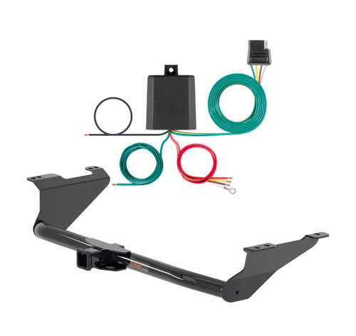 2024 - 2026 Chrysler Grand Caravan Curt 2", Class 3 Trailer Tow Hitch + 4-flat Wiring Kit 13383