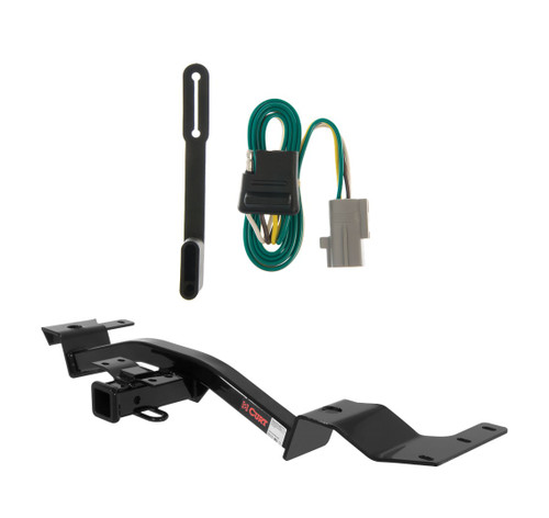 2001 - 2002 Toyota Sequoia Curt 2", Class 3 Trailer Tow Hitch + 4-flat Wiring Kit 13440