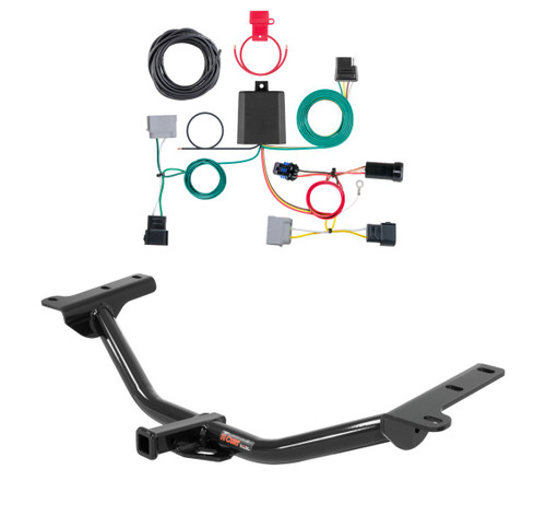 2011 - 2020 Dodge Journey Curt 1-1/4", Class 2 Trailer Tow Hitch + 4-flat Wiring Kit 12134