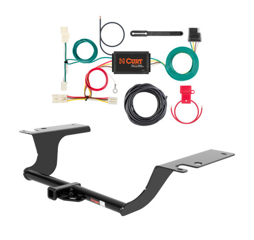 2014 - 2015 Kia Optima Curt 1-1/4", Class 1 Trailer Tow Hitch + 4-flat Wiring Kit 11025