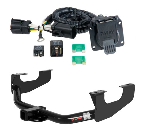 2004 Ford F-150 Heritage Edition Excluding 20" spare tire Curt 2", Class 3 Trailer Tow Hitch + 7-way Wiring Kit 13359