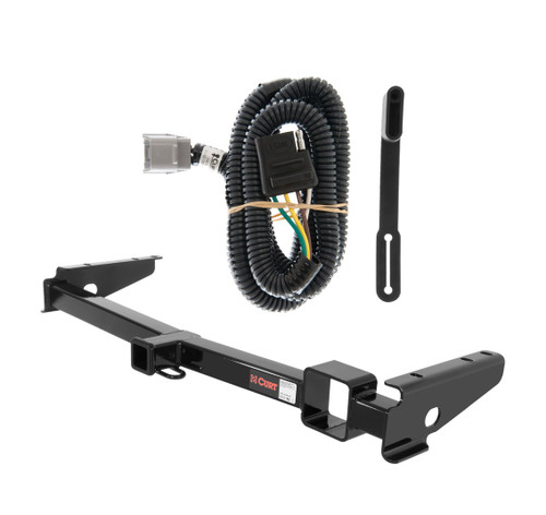 2001 - 2002 Toyota Land Cruiser Curt 2", Class 3 Trailer Tow Hitch + 4-flat Wiring Kit 13443