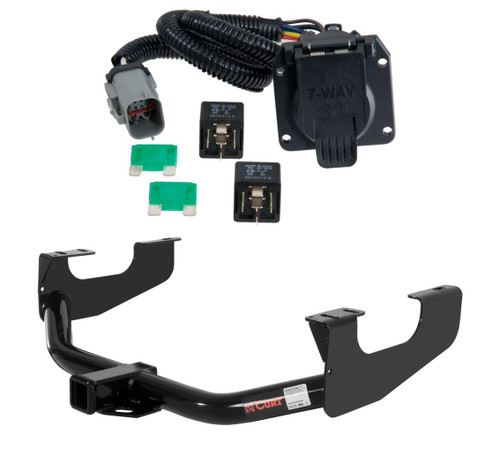 1999 - 2001 Ford F-350 Super Duty Excluding cab & chassis Curt 2", Class 3 Trailer Tow Hitch + 7-way Wiring Kit 13359
