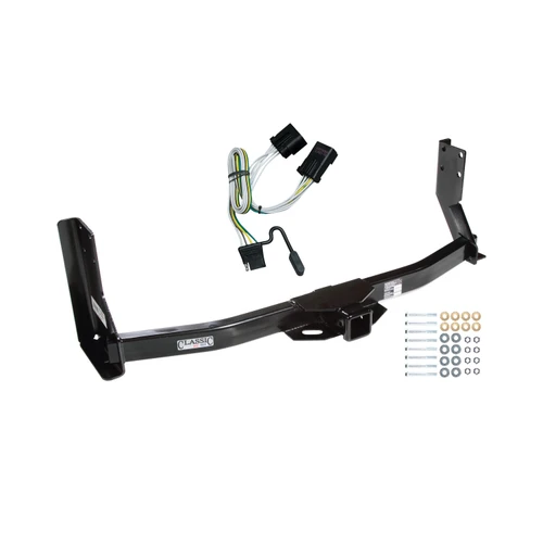 2003-2006 Freightliner Sprinter 3500 w/41" Wide Frames, Except 118" Wheelbase & Factory Metal Step Platform Draw-tite Class 3 Trailer Hitch, 2 Inch Square Receiver Bundle w/ Plug-n-Play T-One Wiring Harness