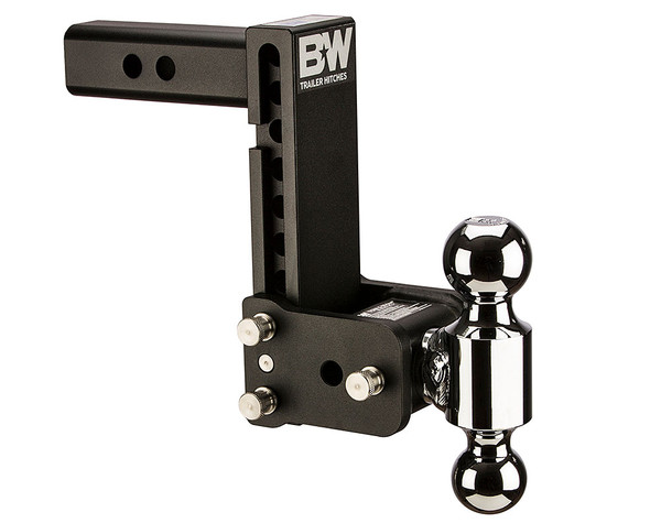 B&W 10K 7" Drop 7.5" Rise (2-5/16", 2" Balls) Adjustable Ball Mount Hitch For 2" Recievers  TS10040B - B&W Trailer Hitches
