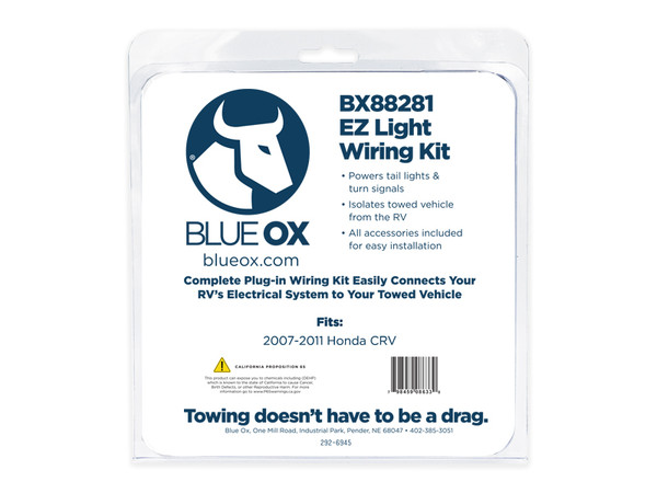 BlueOx EZ Light Wiring Harness Kit For Select CRV BX88281 - Blue Ox
