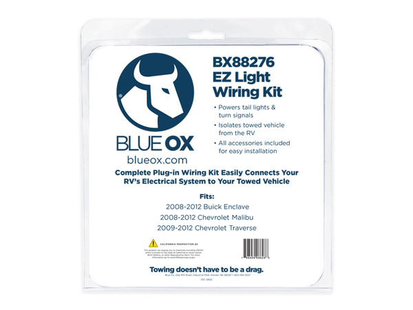 BlueOx EZ Light Wiring Harness Kit For Select ENCLAVE/MALIBU/TRAVERSE BX88276 - Blue Ox