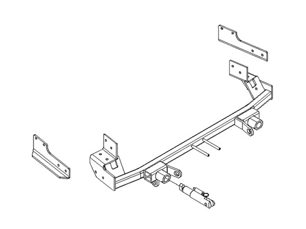 BlueOx Tow Bar Base Plate, Front Mount, RV Flat Towing for Select, TOYOTA SCION XD - Blue Ox